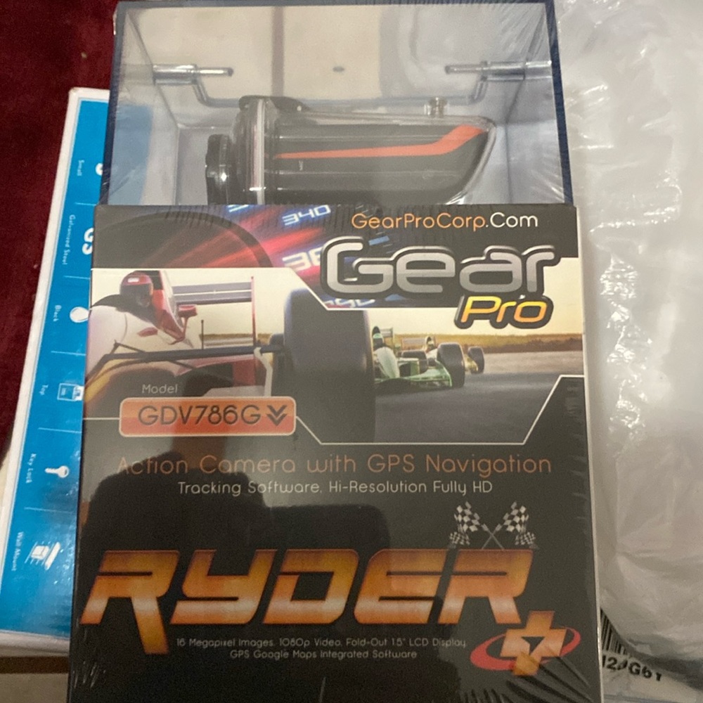New Action camera with GPs navigation tracking software Hi resolution fully HD